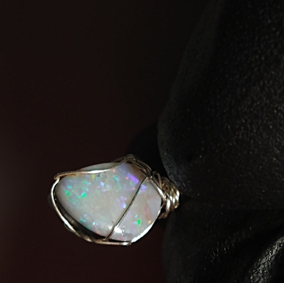 Full Spectrum Australian Opal Doublet Pendant (925) - Picture 6 of 9
